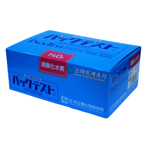 WAK-H2O2 Hydrogen Peroxide PackTEST 교리츠과산화수소 팩테스트