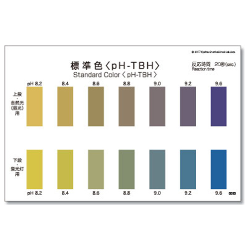 WAK-TBH 수소이온농도검사키트, 교리츠 pH 팩테스트