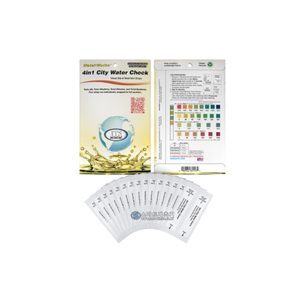 4WayKit-city 다항목 측정 pH,총알카리도, 총염소, 총경도 481113 ITS키트