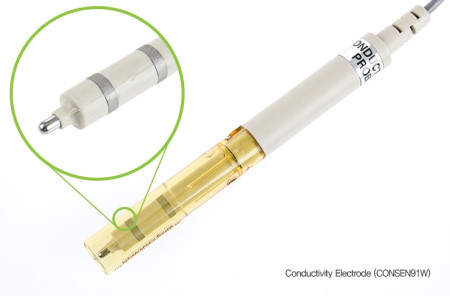 CON450 TDS, 전도, 염분, 온도 측정기