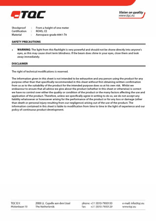 FL-LD7290 표면 오염도 UV 라이트 TQC