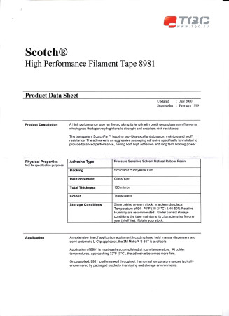 AT-SP3020 부착력시험 3M(쓰리엠) 테이프 25mm X 10M