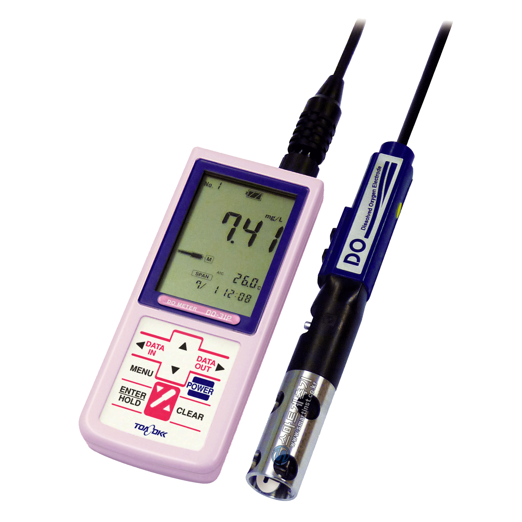 TOA-DKK 휴대형 DO측정기 DO-31P, 양식장,수처리장 DO측정