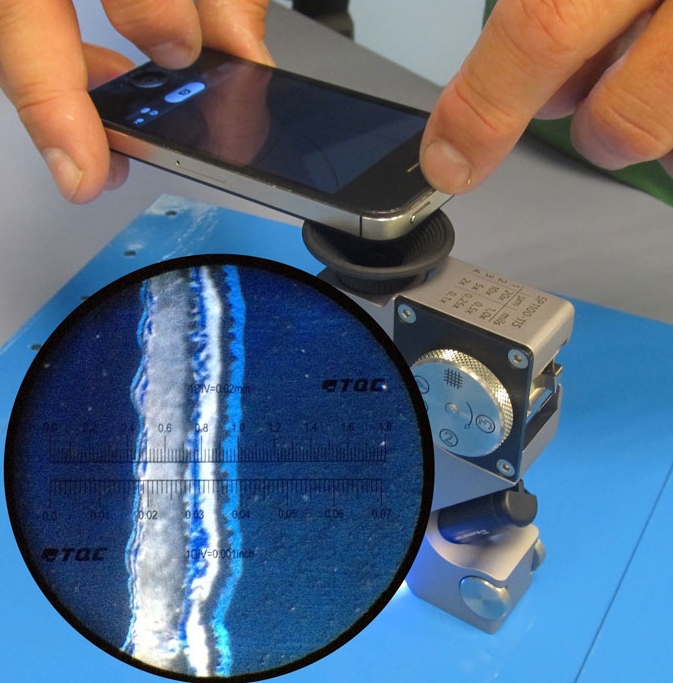 SP1100 파괴식 도막두께 측정기 모든 소재위 코팅두께 측정