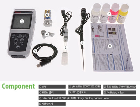 pH450 휴대형 pH 측정기, THERMO EUTECH pH METER
