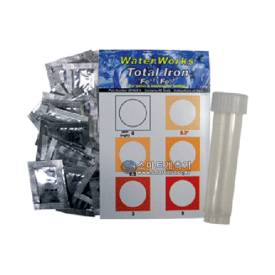 B50-철 수질검사키트 범위 0-5 mg/L ITS 측정키트 B50-IronTI