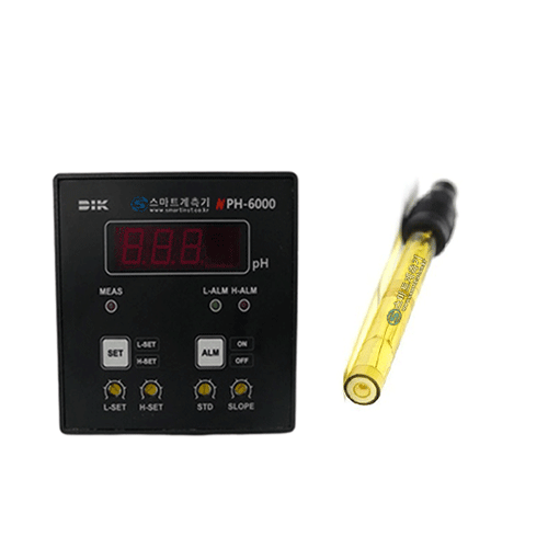 설치형 pH측정기 NPH-6000-HF DIK 불소 불소용 pH 전극 Epoxy, porous HDPE