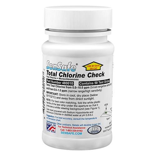 B50-TCl 총염소 키트 Total Chlorine Test Strips 480010