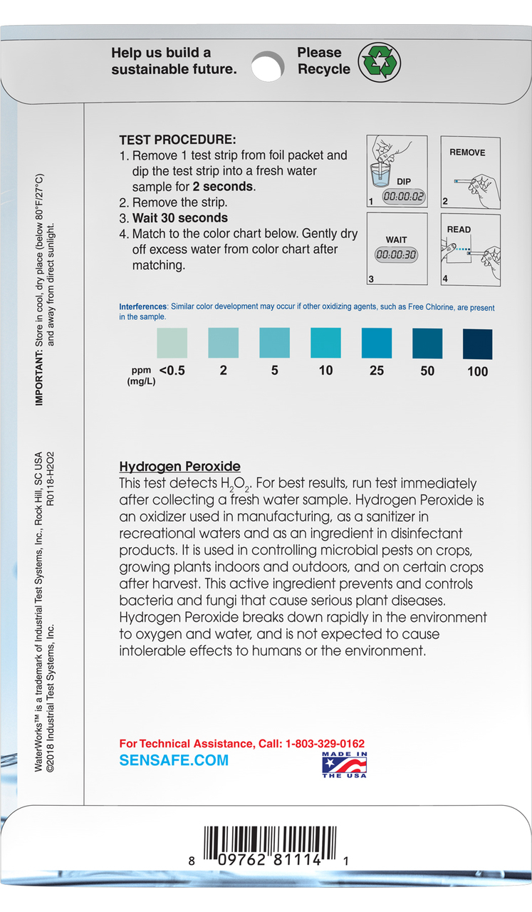 P30-H2O2 과산화수소 Hydrogen Peroxide Kit ITS측정키트 481114