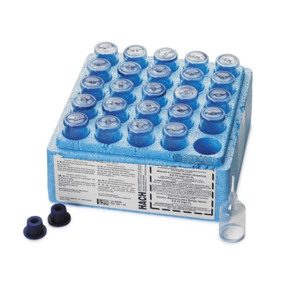 25180-25 고농도 오존 시약 2518025 범위 0.01-1.50 ppm 25회 HACH