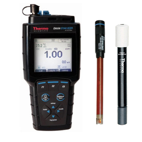 STARA3245-Cl2 휴대용 잔류염소 측정기,Chlorine, Orion Star A324 pH,ISE Portable Multiparameter Meter, 9770BNWP