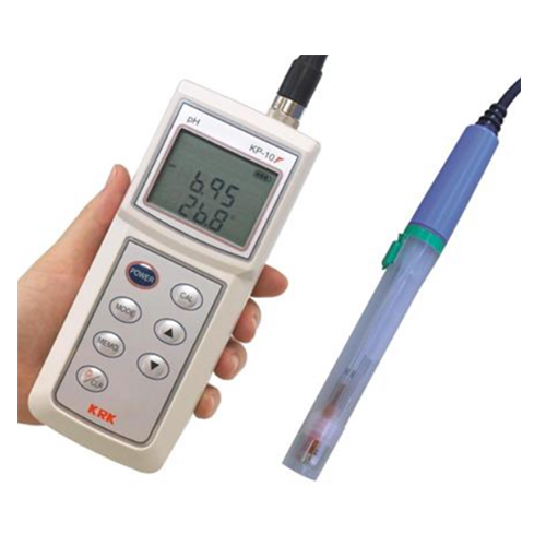 KP-10F 휴대형 pH,온도 측정기 KP10Z Kasahara KRK 수소이온농도
