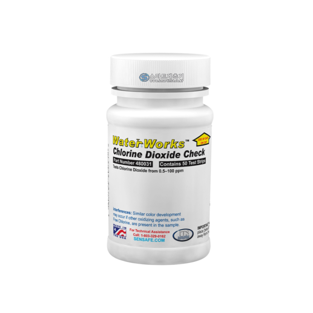 B50-ClDixH1 고농도 이산화염소 수질검사키트 범위 0-100 mg/L 480031