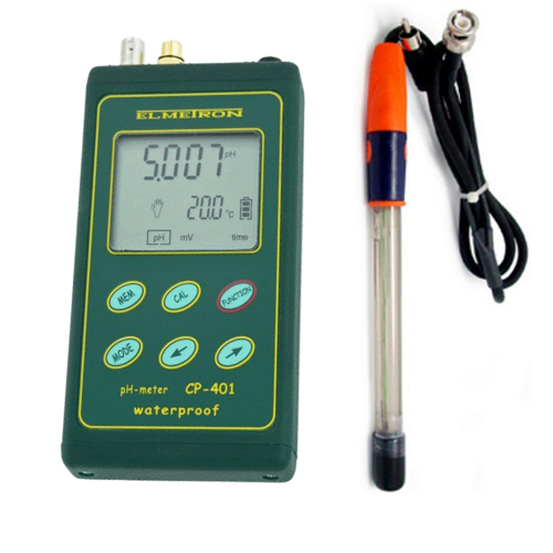 CP-401P 휴대형 pH측정기, pH ,온도센서 일체형타입 P20 PH전극