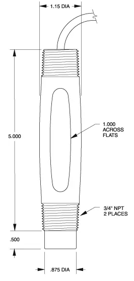 SMT-100-S410N 설치형 pH측정기, Flat type pH 전극