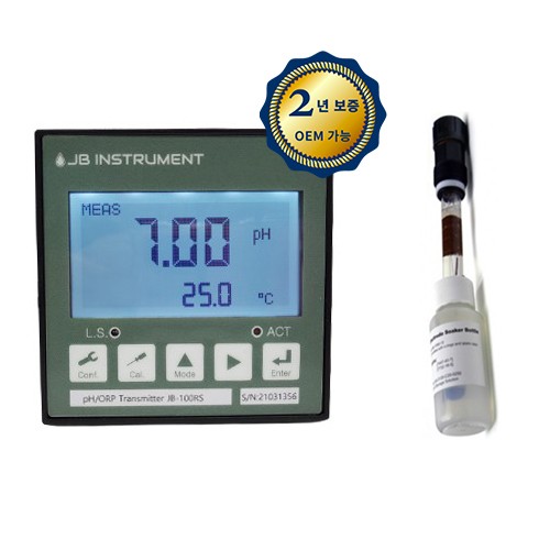 JH-96-F635-B120 pH측정기 발효,살균 미생물분야 Broadley pH센서