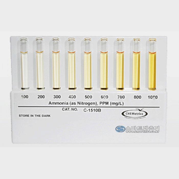 K-1510B 암모니아성질소 테스트키트 Ammonia-N Chemetric