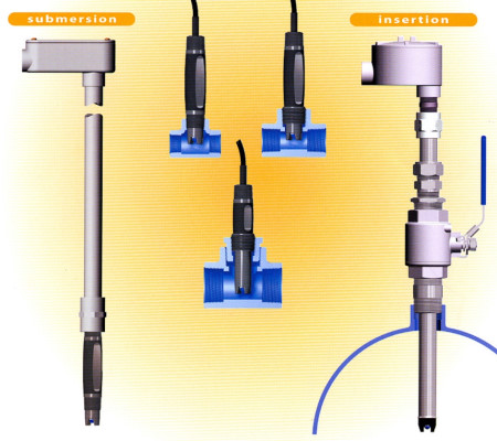 S400-N pH전극 탱크,배관 고온고압용 설치형 pH센서 Broadley James
