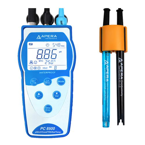 PC8500-Multi 다항목측정기 pH, ORP, 전도도, 염도, TDS 온도 측정