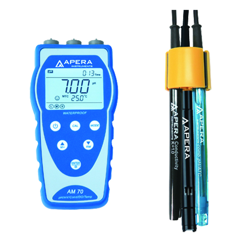 AM70-Multi 다항목측정기 pH ORP DO 전도도 TDS 염도 저항 온도 측정