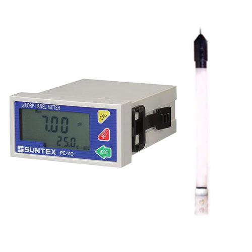 pH-110-GR pH 측정기, GR-1H-Full PP홀더 결합용 전극