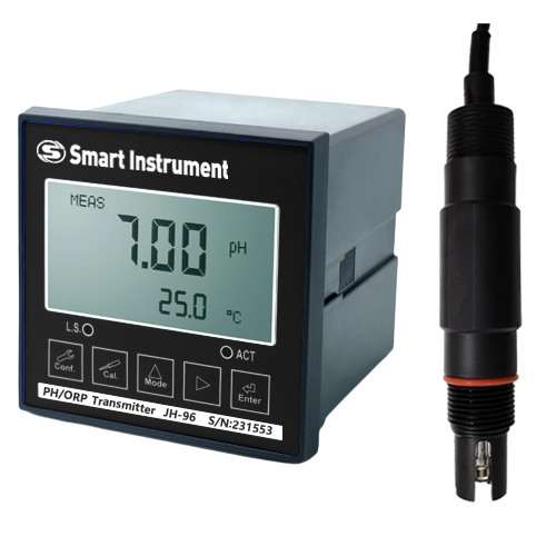 JH-96-SpH10 설치형 pH 측정기 오,폐수처리장,상수도 pH 자동제어공정
