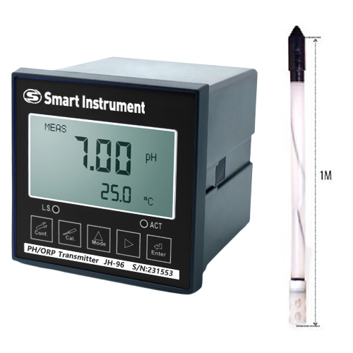 JH-96-GR-1K 설치형 pH 측정기 오,폐수처리장 pH 자동제어공정