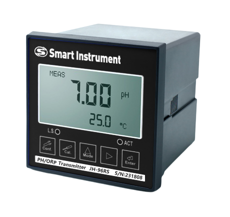 JH-96RS-GR-1K 설치형 pH측정기 오,폐수처리장, 485통신 pH 자동제어
