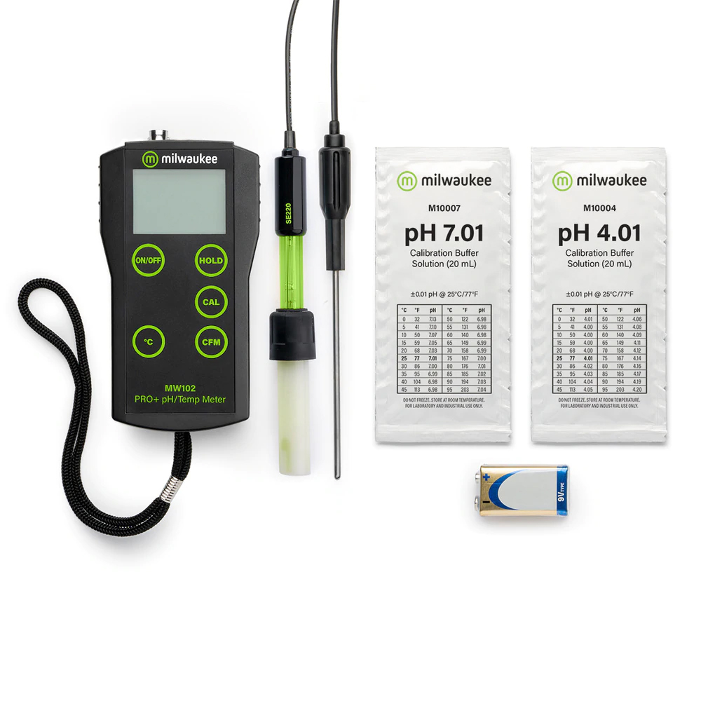 MW102-PRO pH,온도 측정기 pH and Temperature Meter