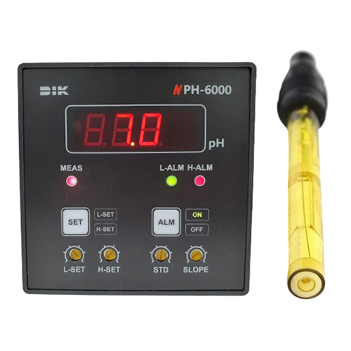 NPH-6000-HF 불산,불소 설치형 pH측정기,Sensorex Epoxy pH전극