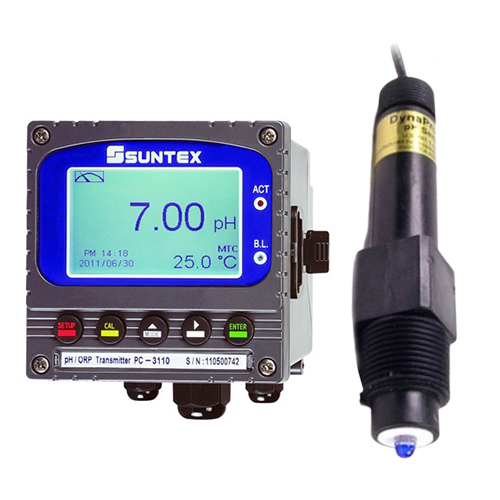 PH-3110RS-ST873 pH측정기 고온용 침적 및 삽입형 pH전극 RS485통신