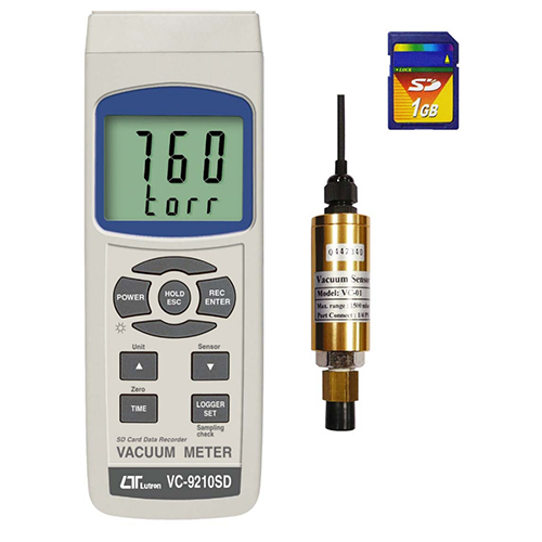 VC-9210SD 휴대용 디지털 압력계 Lutron VACUUM METER