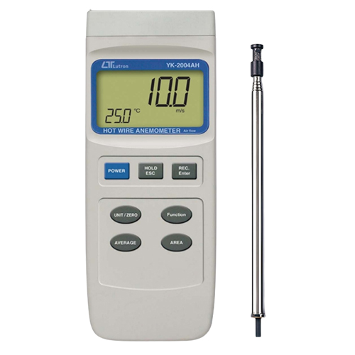 YK-2004AH 휴대용 풍속계 Lutron HOT WIRE ANEMOMETER
