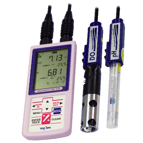 DM-32P pH,DO 측정기 용존산소,pH 동시측정가능