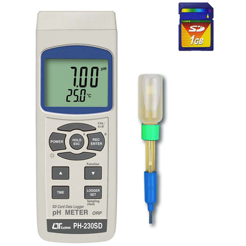 PH-230SD 휴대용 pH측정기 pH센서,온도전극 포함