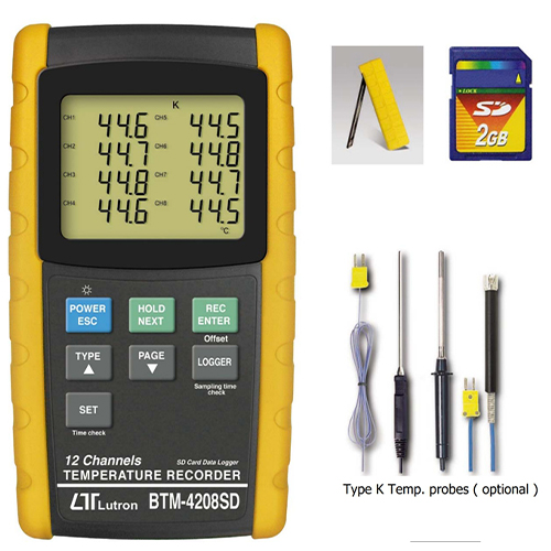BTM-4208SD 온도계, 온도데이터로거, 온도기록계 BTM4208