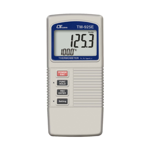 TM925E 휴대용 온도계 디지털 2채널 온도측정기 루트론