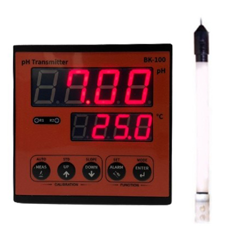 BK-100-1H 고온용 설치형 pH측정기 셋트, pH 자동제어공정