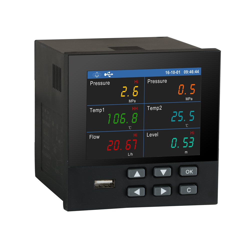 R9600 12채널 디지털 기록계, 데이터로거, Paperless recorder