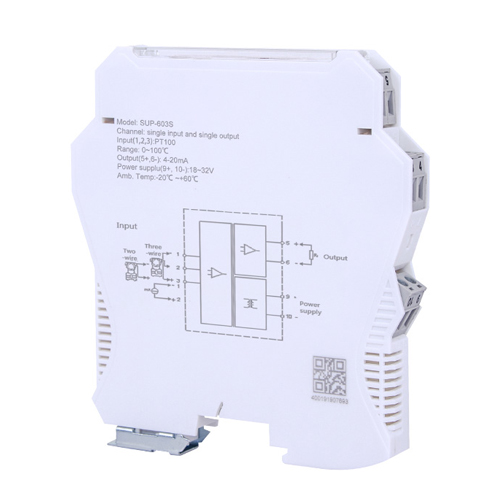 신호 온도 트랜스미터 603S Isolator, 써머커플, PT100 입력/출력
