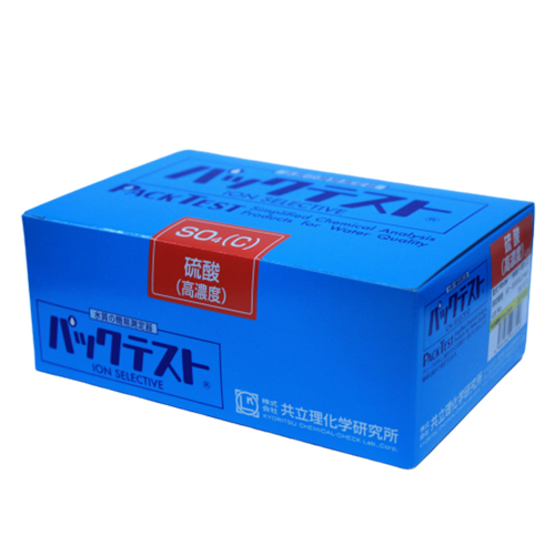 WAK-SO4(C) 고농도 황산 팩테스트, Sulfate PACKTEST