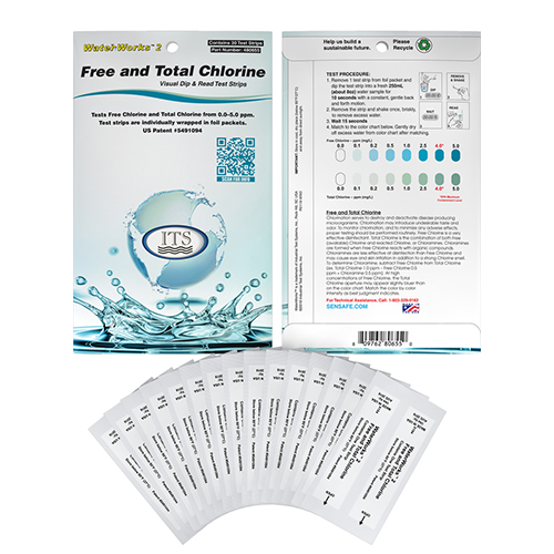 S30P-FTCl 총염소 Free & Total Chlorine Test Strips (Pocket Packs) 480655