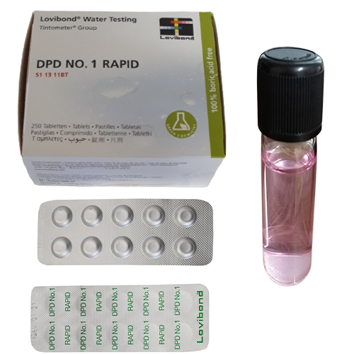 511311BT 상수도 수돗물 염소확인 시약 250개입 누수업체 사용약품 정제타입