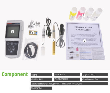 PC450 다항목수질측정기 pH ORP 전도도 TDS 온도