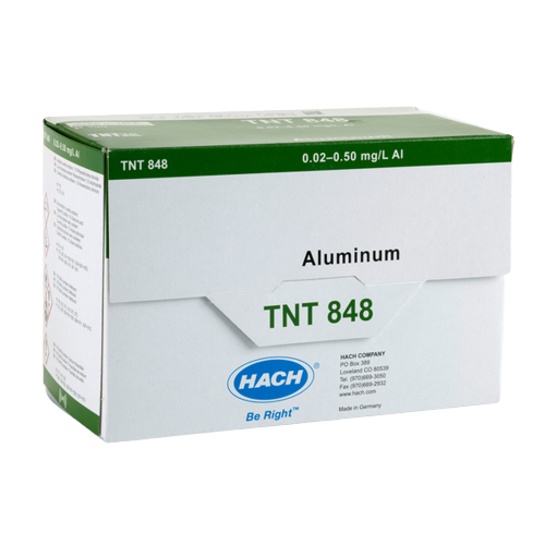 TNT848 알루미늄 HACH Aluminum, TNTplus 바이알 테스트