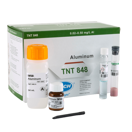 TNT848 알루미늄 HACH Aluminum, TNTplus 바이알 테스트