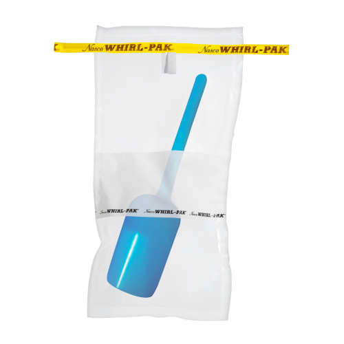 스쿱 멸균백 B01350B NASCO 파란색 스푼 포함 11.5 x 23cm