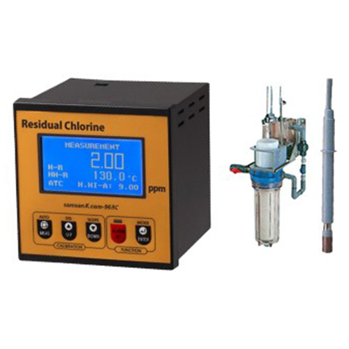 LCD-96RC-L2 인라인 잔류염소 측정기, 갈바닉 전극