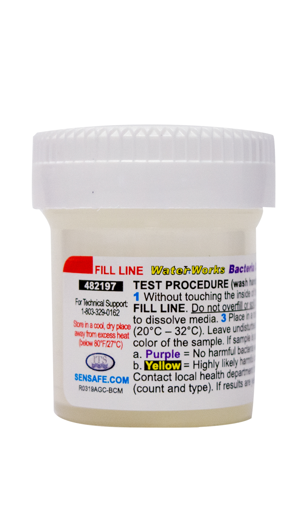 [박테리아 검사] 먹는 물 간편한 자가 측정 셀프 간이 측정키트 1회분