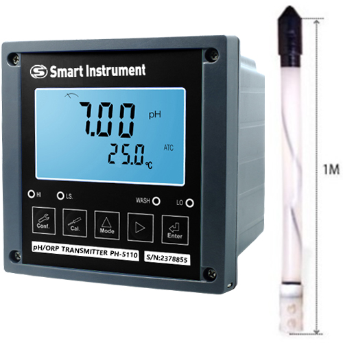 PH-5110-GRN1 호기조, 폭기조 설치형 pH측정기 GRN-1 pH Sensor